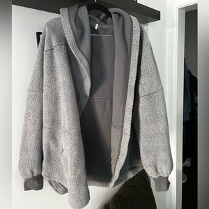 NWOT Free People Sweatshirt Cardigan